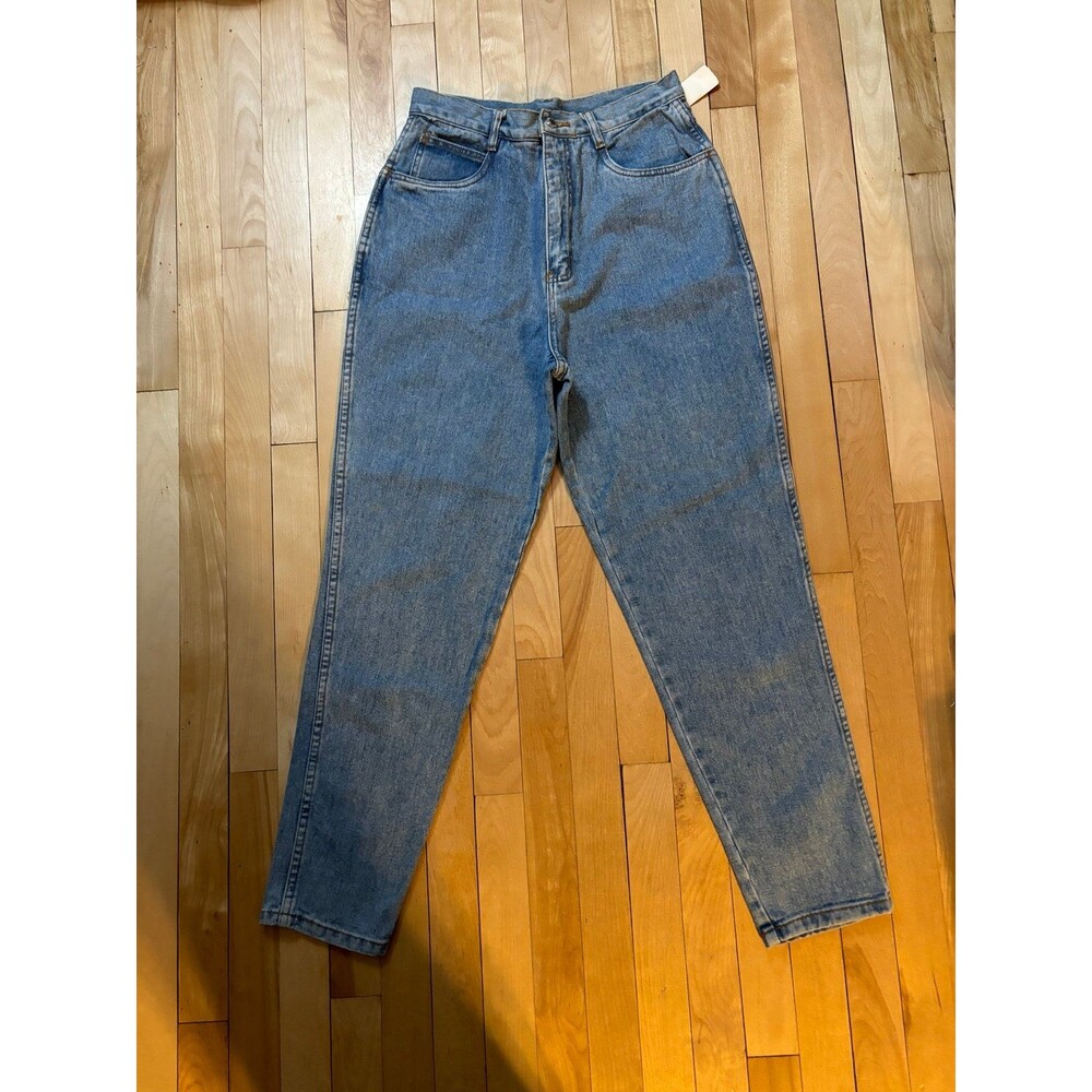 Vintage 90s high waisted mom jeans blue denim nwt rio grande 13/14 deadstock